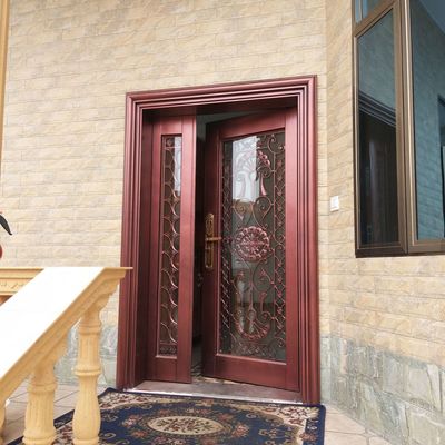 精品仿古大门——双开防盗门的艺术与安全融合